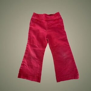 RARE Baby Gap 1969 PINK JEANS Flare Size 2 with Button Details